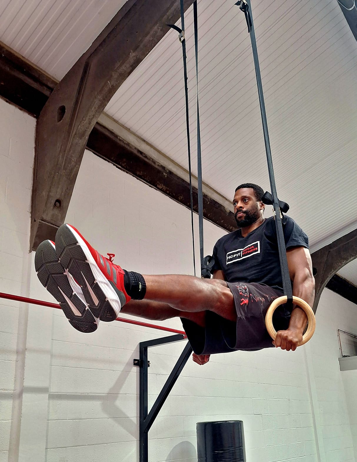 Calisthenics bar training at HC:FIT ninja gym in Liverpool