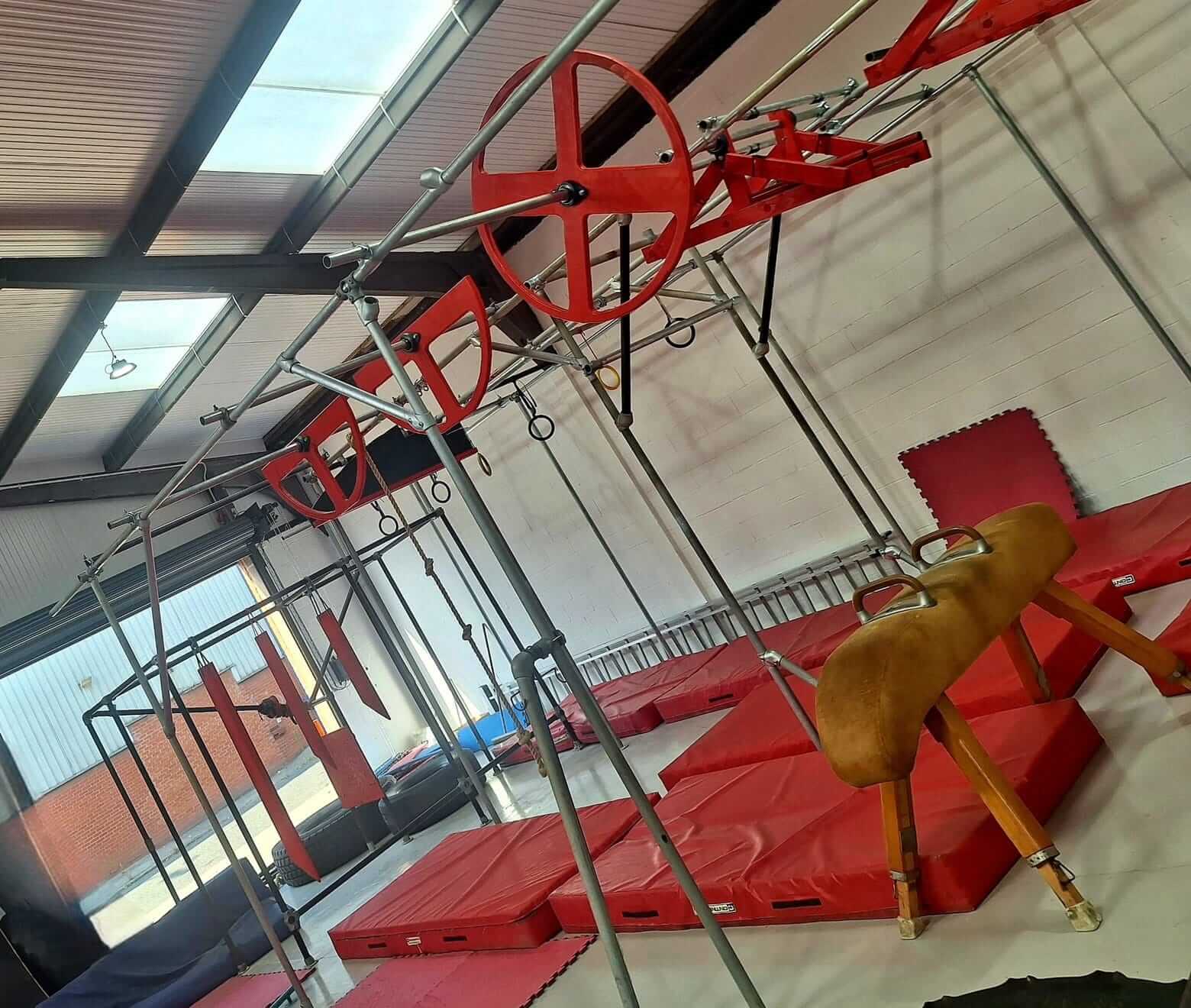 Inside the HC:FIT ninja obstacle training facility in Liverpool