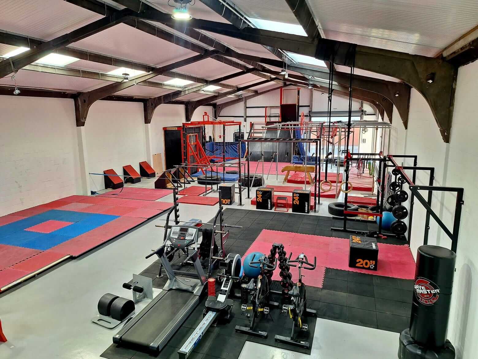 Warped wall and obstacle rig at HC:FIT Liverpool