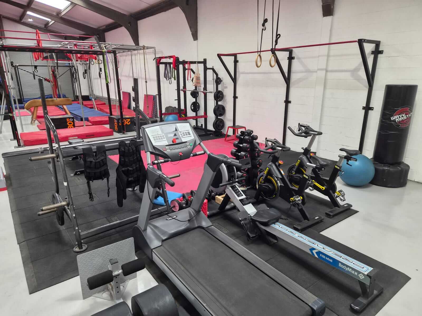 Obstacle training equipment at HC:FIT ninja gym Liverpool
